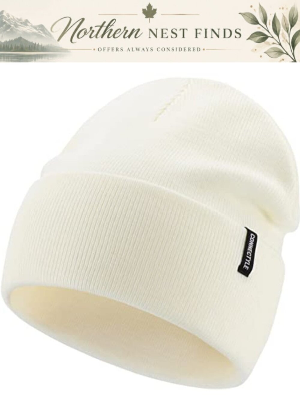 Mens Womens Stretchy Cuffed Rib-Knit Acrylic Winter Beanie Skull Cap